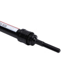 Pro Ceiling Leveling Socket Set With Stretch Rod And 10mm 13mm 14mm 17mm Fits Electric Drill Or Impact Wrench For Tough Jobs At Home Or On Site Fast And Reliable Gear close-up of black telescopic rod with driver shaft