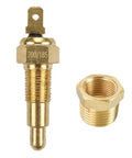 High Grade Radiator Cooling Fan And Temperature Sensor Switch 185 To 175 Degree brass thermostat switch with nut for V8 trucks.