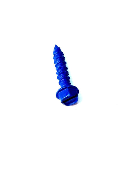 Hex Washer Head Tapcon Concrete Anchor One Quarter Inch By One And One Quarter Inch With Climaseal Coating For Corrosion Resistance