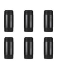 Six Pack 1 Inch Steel Pipe Two Inches Long Black Industrial Pipe Set For Diy Shelving And Home Decor Built To Last And Fits Standard 1 Inch NPT Fittings
