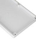 Corner view of Built Tough ABS Plastic Power Junction Box Electrical Enclosure IP65 Rated, showing inner lid details.