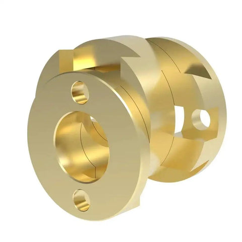 Upgrade Your 3D Printer Setup Sweet With These Cool Oldham Couplings And T8 Lead Screws Made Of Brass For Smooth Z Axis Motion On Hot Beds And Flex VZBot Builds Sure To Hit Perfect Threads Every Time. Brass Oldham coupling for T8 lead screw, 16mm hole
