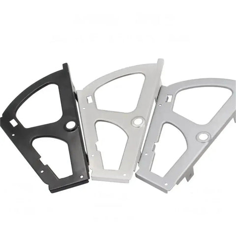 Rock Solid Stainless Steel Double Pack Furniture Hinges Slick Motion Swivel For Foldable Shoe Rack Cabinet Shelves Drawer Hardware three brackets in black and silver