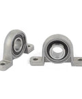 Thinking Process: KP003 aluminum bearing block, 17mm bore, 84x47x18mm, 2-piece mount for rotating shafts