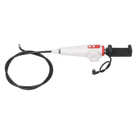 Two Way Articulating Borescope Camera With 180 Degree Dual Tilt Head And 6Mm Probe On A 3.3 Foot Snake Cable showing the probe and cable.
