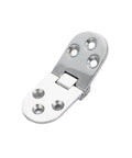 Rotating Concealed Hinges For Cabinets And Drawers, Stainless Steel Zinc Alloy Folding Flap Hinge Hardware viewed from the top