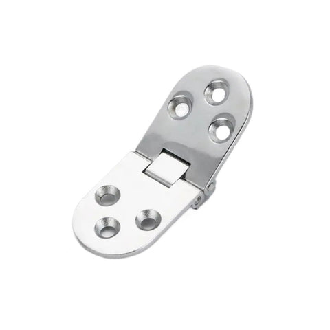 Rotating Concealed Hinges For Cabinets And Drawers, Stainless Steel Zinc Alloy Folding Flap Hinge Hardware viewed from the top