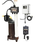 Heavy Duty Half HP Submersible Sump Pump For Effluent Drainage Featuring Badass Cast Iron Build and Reliable Float Switch