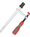 Beefy Woodworking Table Clamp For Workbenches, Steel Bench Dog Hold Down Clamp With Ratchet, Adjustable PP Handle, Compact Design, Fits 19mm Dog Holes For Quick Securement And Precision