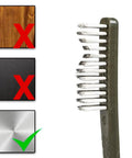 10 Pack Stainless Steel AP Brushes For Heavy Duty Beast Mode Scrubbing With Dual End Design For Large Surface Cleaning And Precise Detailing On Metal Surfaces For Tough Residue Removal