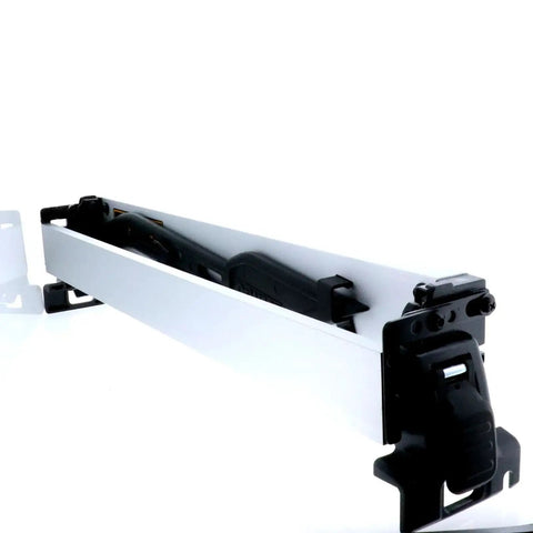 Rock Solid Table Saw Fence Rail Guide N878752 DWE7485 Replacement 23.5 X 9 Inches durable steel sliding track close-up view