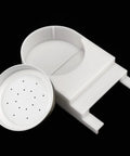 16 Pack Bee Entrance Feeder For Beehives Plastic Water Tray For Small Glass Jars Easy Install Beekeeping Gear White Durable
