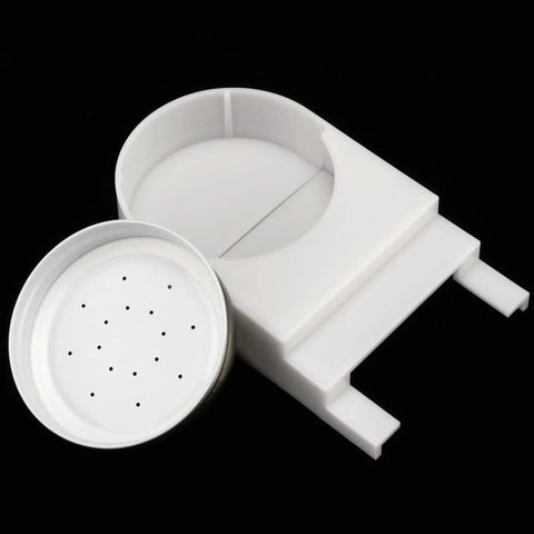 16 Pack Bee Entrance Feeder For Beehives Plastic Water Tray For Small Glass Jars Easy Install Beekeeping Gear White Durable