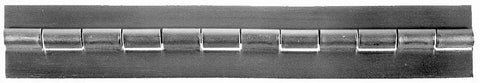 Heavy Duty Aluminum Continuous Hinge For Trucks Trailers And Toolboxes Built Tough At Two Inches Wide For Towing And Snow Plow Gear That Crushes Rough Roads Daily, showing a close-up view of the hinge's segments.