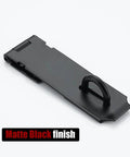 5 Inch Door Hasp Latch Lock In 304 Stainless Steel Matte Black With 1.9 Mm Thickness for security on doors and cabinets