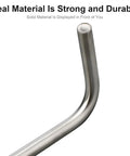 Stainless Steel T Hook Well Cover Hook for heavy duty lifting, showcasing corrosion-resistant material.