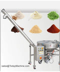 PVC Conveyor Belt System With Bucket Elevator And Industrial Conveyor Machine with powders for food processing.