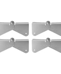 Stainless steel Gutter Extension Hinge for Downspouts, Easy Install and Stable Drainage Connection, Universal Fit for Any Pipe Size