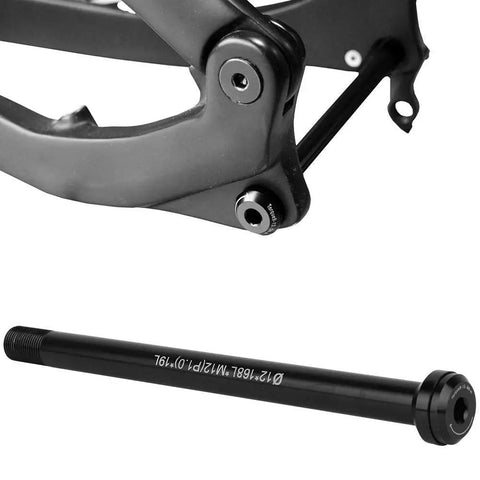 12 x 142mm Bicycle Thru Axle Adapter For Quick Release Rear Hub With 1.0mm Thread Pitch, Aluminum Alloy Build, Easy Swap For Outdoor Cycling