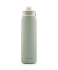 Pop And Fill 22oz Stainless Steel Water Bottle With Quick Fill Lid Dual Sip Or Chug Double Walled Vacuum Insulated Pistachio
