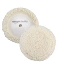 8 Inch Wool Buffing Pads Set For Compound Cutting And Polishing, 3 Pack, A Go To Kit For Cutting Buffing And Polishing, overhead view