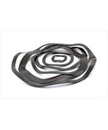 Three Wave Crest Spring Washer M14x17x0.3 Type Gasket Elastic Washer Set 30 Pieces, black metal washers stacked