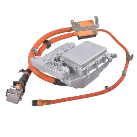 Straight Swap Electronic Module Inverter Replacement For Mercedes S400 V6 with orange wiring and connectors.