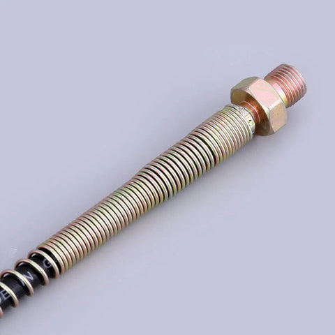 Heavy Duty High Pressure Pump Hose Metal Coil Tube Connector Great For Air Inflation Pumps And Pressure Washers Plus High Temp Resistant Lightweight Design Keeps Flow Smooth No Leaks Found During Hot Summer Grind At Home Or Shop, metal coil hose connector