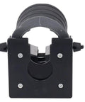 Kickass Adjustable Aluminum Router Base For Woodworking Crews Clean Edge Profiling And Precision Bevel Cuts view of mounting bracket with screws