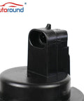 Close-up of black ABS sensor on Pair Rear Wheel Hub & Bearing Assembly 512003 for Buick, Cadillac, Olds, Pontiac with ABS feature