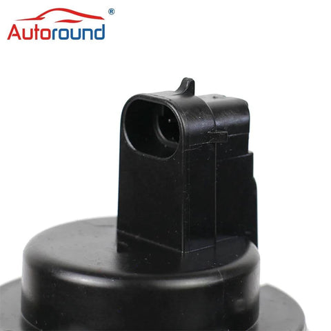 Close-up of black ABS sensor on Pair Rear Wheel Hub & Bearing Assembly 512003 for Buick, Cadillac, Olds, Pontiac with ABS feature