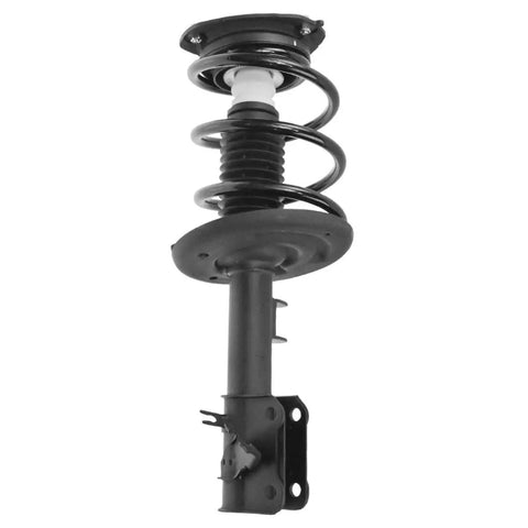 Top Shelf 6 Piece Front Steering And Suspension Kit For 2007 2012 Nissan Altima with strut spring assembly showing coil and mount.