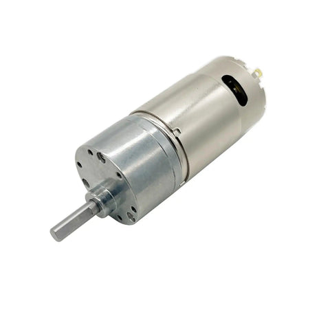 24V Gear Motor Micro DC Reducer for Lagom Vs3 Mini Coffee Grinder with shaft and mounting holes, side view