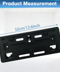 Front Bumper License Plate Frame And Mounting Bracket For Honda Accord LX 2023 2024 2025 Replacement ABS Holder, size 32cm/12.6in
