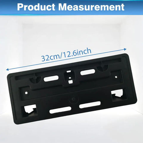 Front Bumper License Plate Frame And Mounting Bracket For Honda Accord LX 2023 2024 2025 Replacement ABS Holder, size 32cm/12.6in