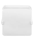 Front view of Wall Mount For Lutron Caseta Smart Bridge Hub No Drill Mount With Strong Double Sided Tape Or Screws Durable Plastic Bracket