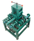 Powerful 2.2Kw Electric Tube Bender Machine With 15 Round And 9 Square Molds For Precision Pipe Bending, top view of green steel machine.