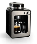 Programmable Drip Coffee Maker With Built In Grinder Compact Insulated Home Machine For Fresh Brews 1 To 4 Cup Capacity