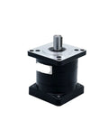 Beefy Compact High Torque Planetary Gear Reducer For NEMA 34 86 Stepper Motor With 14mm Input Hole And 16mm Output Shaft Built For Smooth Precise Machine Motion And Easy Inline Mounting, black inline reducer