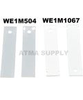 Dryer Repair Kit For GE Contains Glide Slides WE1M504 and Bearing Slides WE1M1067 to Stop Squeaks