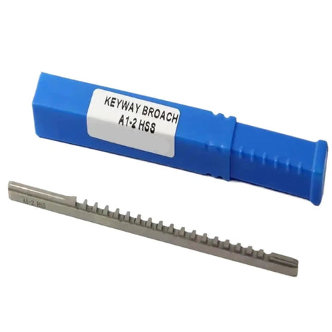 Pro Grade Push Type 2mm Keyway Broach Tool For CNC Router Metalworking High Speed Steel With Precise Teeth And Heavy Duty Build A1