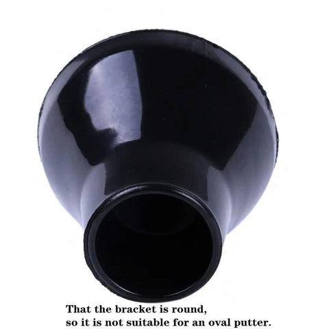 Close-up of the suction cup grip for the Six Piece Golf Ball Retriever Putter Picker Set With Suction Cup Grip And Pick Up Tool