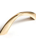 Rose Gold Cabinet Pulls 3 Inch Arch Twisted Handle Set For Kitchen Cabinets Drawers And Vanities Bright Durable Zinc Alloy Hardware