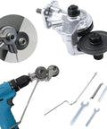 Upgrade Your Shop With This Electric Drill Shears Attachment, metal nibbler, drill mounted, quick cutting tool parts.