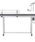 Industrial Grade Motorized Belt Conveyor For Inkjet Coding 59 By 7.8 Inch Stainless Steel Table with tools included