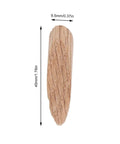 Hella Sturdy Oak Wood Plug Set For Screw Holes Odorless Reusable Pocket Hole Inserts With Sandable Finish, single oak plug, 45mm x 9.5mm.