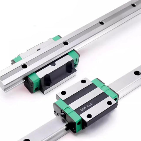 Rugged Linear Guide Slider Kit For Precise Motion On CNC Machines And Automation Gear, Heavy Duty Slide Rail System With Ultra Smooth Glide, 15 20 25 30 Series Compatible, Durable Line Rail For Consistent Trajectory. 20-size steel linear guide block on rail