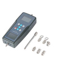 Digital Force Gauge Push Pull Meter With Data Memory Three Measurement Units N Kg Lb Force Range 100 Kgf 980 N 220 Lbf Resolution 0.01 Kgf 0.1 N 0.1 Lbf Built Tough High Precision Force Tester For DIY Lab And Shop, digital display with accessories