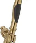 Champagne Bronze Three Function Spray Showerhead With 69 Inch Hose And Mount Bracket, Dual Check Valves