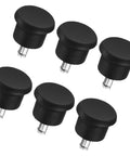Six Pack Non Slip Furniture Glides For Carpet Office Chair Wheels Replacement Pads Heavy Duty Desk Chair Feet Durable Iron And PP